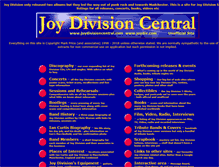 Tablet Screenshot of joydiv.org
